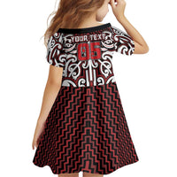 Custom Aotearoa Ngapuhi Family Matching Tank Maxi Dress and Hawaiian Shirt Maori Tribal Pattern Mix Poutama