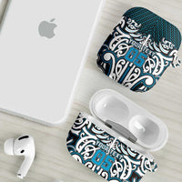 Custom Aotearoa Ngati Porou AirPods Case Maori Tribal Pattern Mix Poutama