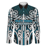 Custom Aotearoa Ngati Porou Family Matching Puletasi and Hawaiian Shirt Maori Tribal Pattern Mix Poutama