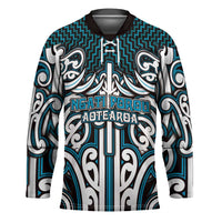 Custom Aotearoa Ngati Porou Hockey Jersey Maori Tribal Pattern Mix Poutama