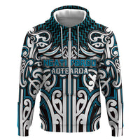 Custom Aotearoa Ngati Porou Hoodie Maori Tribal Pattern Mix Poutama