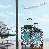 Custom Aotearoa Ngati Porou Luggage Cover Maori Tribal Pattern Mix Poutama