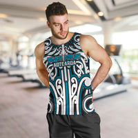 Custom Aotearoa Ngati Porou Men Tank Top Maori Tribal Pattern Mix Poutama