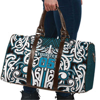 Custom Aotearoa Ngati Porou Travel Bag Maori Tribal Pattern Mix Poutama