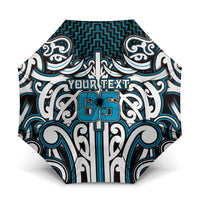 Custom Aotearoa Ngati Porou Umbrella Maori Tribal Pattern Mix Poutama