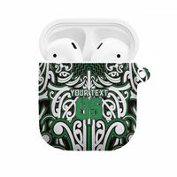 Custom Aotearoa Ngai Tahu AirPods Case Maori Tribal Pattern Mix Poutama