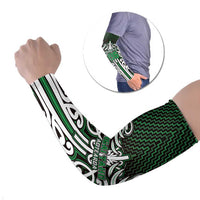 Custom Aotearoa Ngai Tahu Arm Sleeves Maori Tribal Pattern Mix Poutama