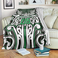 Custom Aotearoa Ngai Tahu Blanket Maori Tribal Pattern Mix Poutama