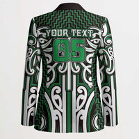 Custom Aotearoa Ngai Tahu Blazer Maori Tribal Pattern Mix Poutama