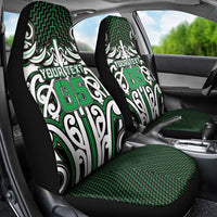 Custom Aotearoa Ngai Tahu Car Seat Cover Maori Tribal Pattern Mix Poutama