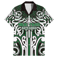 Custom Aotearoa Ngai Tahu Family Matching Long Sleeve Bodycon Dress and Hawaiian Shirt Maori Tribal Pattern Mix Poutama