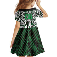 Custom Aotearoa Ngai Tahu Family Matching Puletasi and Hawaiian Shirt Maori Tribal Pattern Mix Poutama
