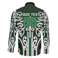Custom Aotearoa Ngai Tahu Family Matching Tank Maxi Dress and Hawaiian Shirt Maori Tribal Pattern Mix Poutama