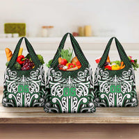 Custom Aotearoa Ngai Tahu Grocery Bag Maori Tribal Pattern Mix Poutama