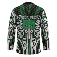 Custom Aotearoa Ngai Tahu Hockey Jersey Maori Tribal Pattern Mix Poutama LT05 - Polynesian Pride