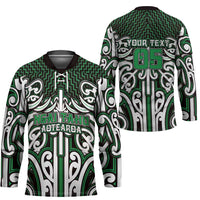 Custom Aotearoa Ngai Tahu Hockey Jersey Maori Tribal Pattern Mix Poutama LT05 - Polynesian Pride
