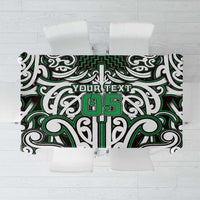 Custom Aotearoa Ngai Tahu Tablecloth Maori Tribal Pattern Mix Poutama