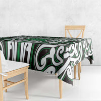 Custom Aotearoa Ngai Tahu Tablecloth Maori Tribal Pattern Mix Poutama