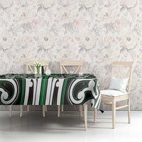 Custom Aotearoa Ngai Tahu Tablecloth Maori Tribal Pattern Mix Poutama