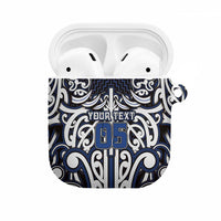 Custom Aotearoa Ngati Tuwharetoa AirPods Case Maori Tribal Pattern Mix Poutama