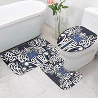 Custom Aotearoa Ngati Tuwharetoa Bathroom Set Maori Tribal Pattern Mix Poutama