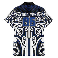 Custom Aotearoa Ngati Tuwharetoa Family Matching Puletasi and Hawaiian Shirt Maori Tribal Pattern Mix Poutama