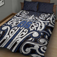 Custom Aotearoa Ngati Tuwharetoa Quilt Bed Set Maori Tribal Pattern Mix Poutama