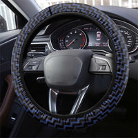 Aotearoa Ngati Tuwharetoa Steering Wheel Cover Maori Tribal Pattern Mix Poutama