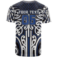 Custom Aotearoa Ngati Tuwharetoa T Shirt Maori Tribal Pattern Mix Poutama