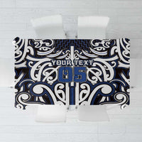 Custom Aotearoa Ngati Tuwharetoa Tablecloth Maori Tribal Pattern Mix Poutama