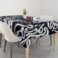 Custom Aotearoa Ngati Tuwharetoa Tablecloth Maori Tribal Pattern Mix Poutama