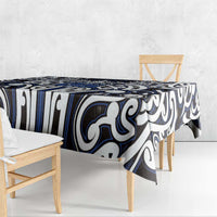 Custom Aotearoa Ngati Tuwharetoa Tablecloth Maori Tribal Pattern Mix Poutama