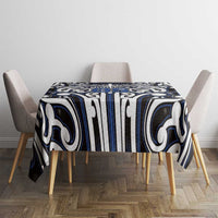 Custom Aotearoa Ngati Tuwharetoa Tablecloth Maori Tribal Pattern Mix Poutama