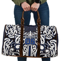 Custom Aotearoa Ngati Tuwharetoa Travel Bag Maori Tribal Pattern Mix Poutama