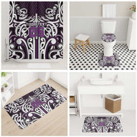 Custom Aotearoa Rangitane Bathroom Set Maori Tribal Pattern Mix Poutama