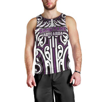 Custom Aotearoa Rangitane Men Tank Top Maori Tribal Pattern Mix Poutama