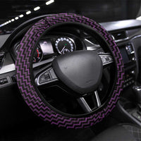 Aotearoa Rangitane Steering Wheel Cover Maori Tribal Pattern Mix Poutama