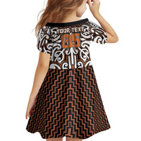 Custom Aotearoa Waikato Family Matching Mermaid Dress and Hawaiian Shirt Maori Tribal Pattern Mix Poutama