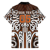 Custom Aotearoa Waikato Family Matching Mermaid Dress and Hawaiian Shirt Maori Tribal Pattern Mix Poutama