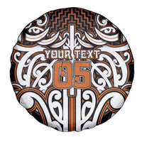 Custom Aotearoa Waikato Spare Tire Cover Maori Tribal Pattern Mix Poutama LT05 - Polynesian Pride
