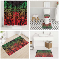 Custom Aotearoa Tuhoe Bathroom Set Maori Tribal Pattern Mix Poutama