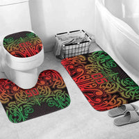 Custom Aotearoa Tuhoe Bathroom Set Maori Tribal Pattern Mix Poutama