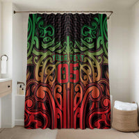 Custom Aotearoa Tuhoe Bathroom Set Maori Tribal Pattern Mix Poutama