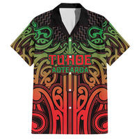 Custom Aotearoa Tuhoe Hawaiian Shirt Maori Tribal Pattern Mix Poutama