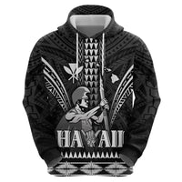 Personalised Hawaii Happy King Kamehameha Day Hoodie Kakau Pattern LT05 - Polynesian Pride