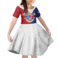Personalised Philippines Independence Day Family Matching Long Sleeve Bodycon Dress and Hawaiian Shirt Maligayang Araw ng Kalayaan Filipino Carabao
