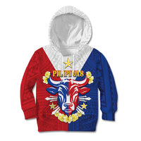 Personalised Philippines Independence Day Kid Hoodie Maligayang Araw ng Kalayaan Filipino Carabao