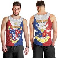Personalised Philippines Independence Day Men Tank Top Maligayang Araw ng Kalayaan Filipino Carabao