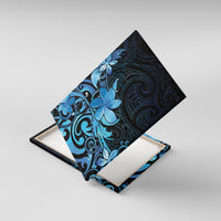 Matariki New Zealand Canvas Wall Art Maori Pattern Blue Galaxy