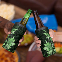 Matariki New Zealand 4 in 1 Can Cooler Tumbler Maori Pattern Green Galaxy